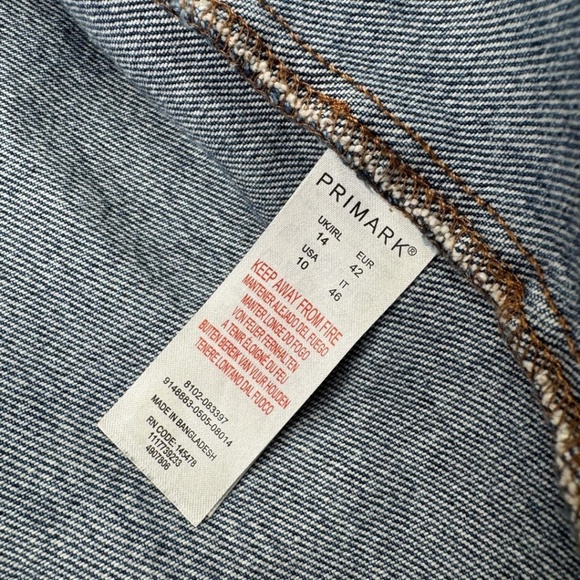 Harry Potter Hogwarts Denim Jean Jacket Size 10 - Picture 8 of 11